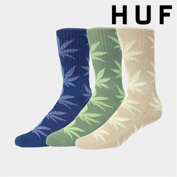 画像1: HUF ( ハフ ) - HUF SET 3 PACK PL SOCKS (1)