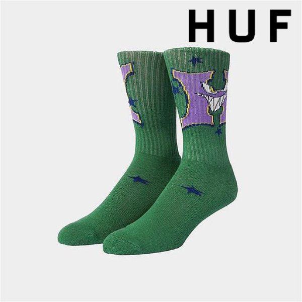 画像1: HUF ( ハフ ) - SASSY H CREW SOCKS (1)