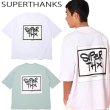 画像1: SUPERTHANKS (スーパーサンクス) - ワンポイント&バックプリント ビッグTシャツ (ユニセックス) (1)