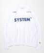 画像2: SUPERTHANKS (スーパーサンクス) - SYSTEM LOGO PRINT CREWNECK BIC SWEAT スウェット (2)