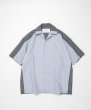 画像3: SUPERTHANKS (スーパーサンクス) - 配色ストライプ オーバーサイズ半袖シャツ Mixture S/S shirt (3)