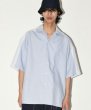 画像9: SUPERTHANKS (スーパーサンクス) - 配色ストライプ オーバーサイズ半袖シャツ Mixture S/S shirt (9)