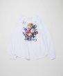 画像5: SUPERTHANKS (スーパーサンクス) - バックフラワープリント オーバーサイズ ロングTシャツ /'Flower' L/S T (5)