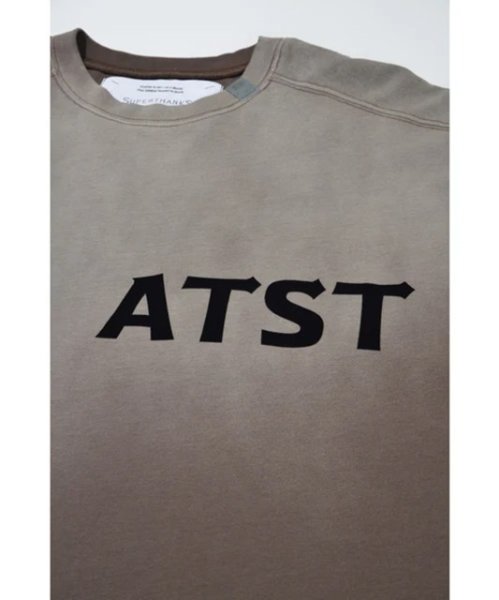 画像7: SUPERTHANKS (スーパーサンクス) - Sun faded Flocky print Sweat L/S T-shirt (7)