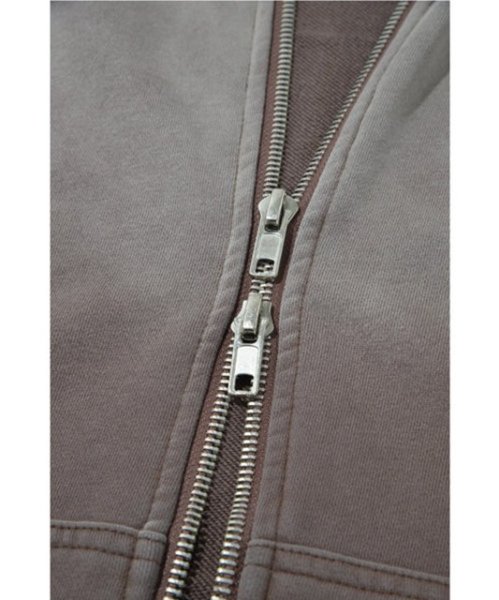 画像11: SUPERTHANKS (スーパーサンクス) - Sun faded Flocky print Zip-Hoodie Sweat (11)