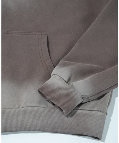 画像12: SUPERTHANKS (スーパーサンクス) - Sun faded Flocky print Zip-Hoodie Sweat (12)