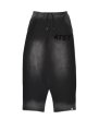 画像2: SUPERTHANKS (スーパーサンクス) - Sun faded Flocky print Sweat Side-tuck Wide Pants (2)