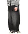 画像11: SUPERTHANKS (スーパーサンクス) - Sun faded Flocky print Sweat Side-tuck Wide Pants (11)