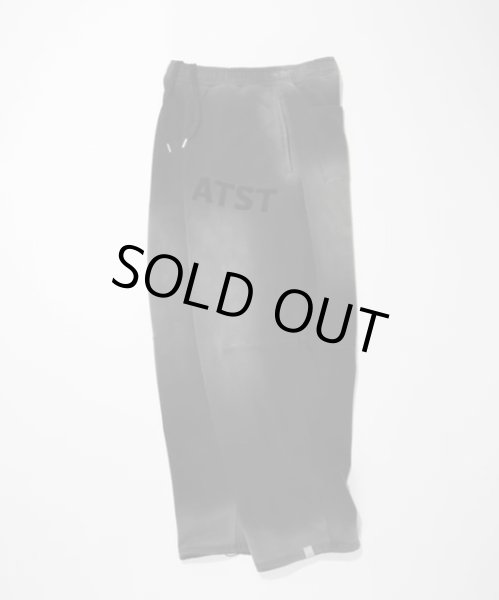 画像4: SUPERTHANKS (スーパーサンクス) - Sun faded Flocky print Sweat Side-tuck Wide Pants (4)