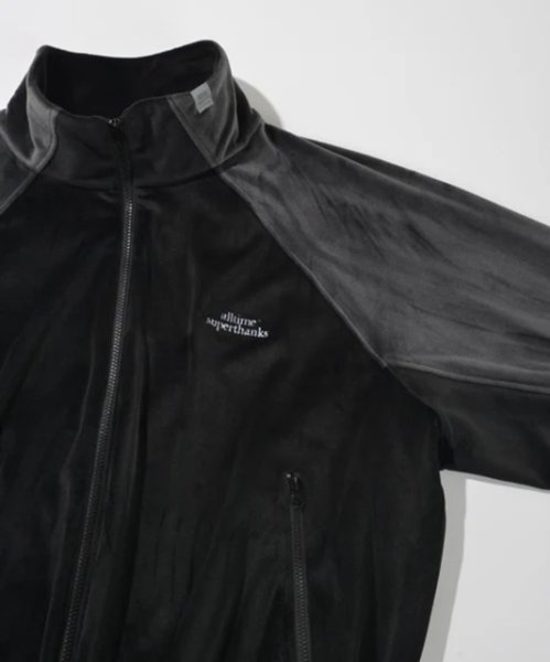 画像5: SUPERTHANKS (スーパーサンクス) - Velour Panel Stand-collar Blouson (5)
