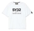 画像2: SY32 by SWEET YEARS (エスワイサーティトゥ) - Beauty : Beast COLLABORATION BASIC TEE (2)