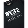 画像6: SY32 by SWEET YEARS (エスワイサーティトゥ) - Beauty : Beast COLLABORATION BASIC TEE (6)
