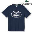 画像1: LACOSTE ( ラコステ ) - トーンオントーン ラコステグラフィック Tシャツ (1)