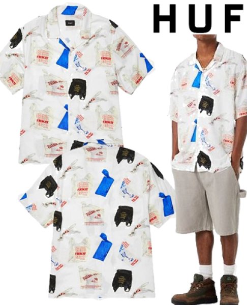 画像1: HUF ( ハフ ) - MERIDA RESORT SHIRT   BU00236SP25 (1)