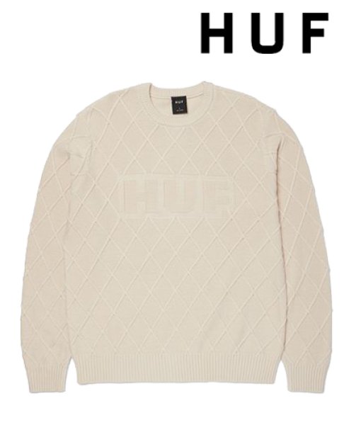画像1: HUF ( ハフ ) - GRID CREWNECK SWEATER KN00531 (1)