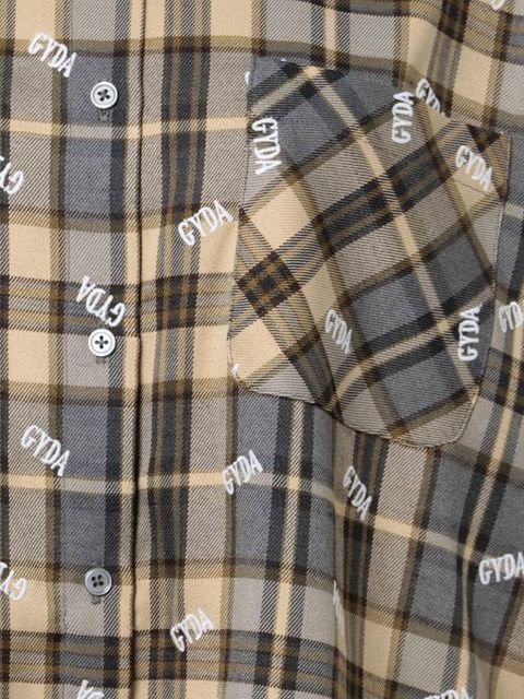 GYDA ( ジェイダ ) - GYDA LOGO PATTERN BIG CHECK シャツ - FAITHWEB