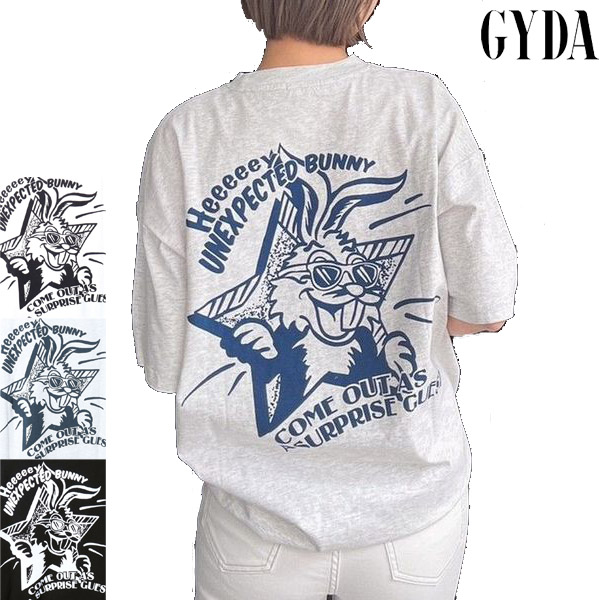 GYDA ( ジェイダ ) - UNEXPECTED BUNNY BIG Tシャツ - FAITHWEB