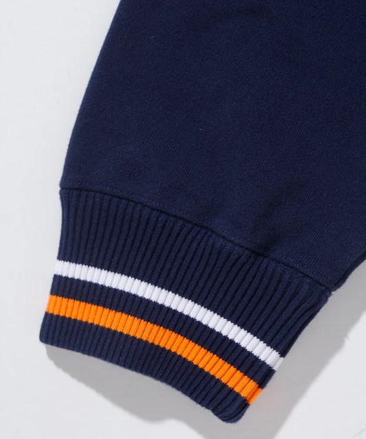 XLARGE ( エクストララージ ) - STRIPED SLEEVE TEAM LOGO CREWNECK