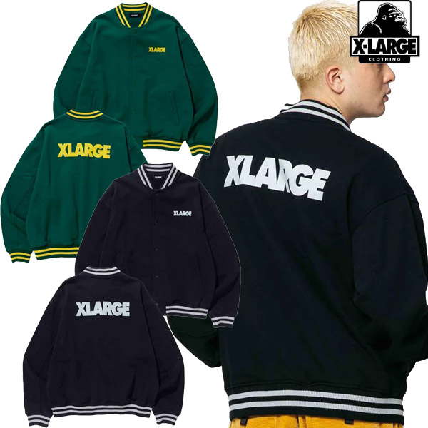 XLARGE ( エクストララージ ) - SWEAT VARSITY JACKET - FAITHWEB