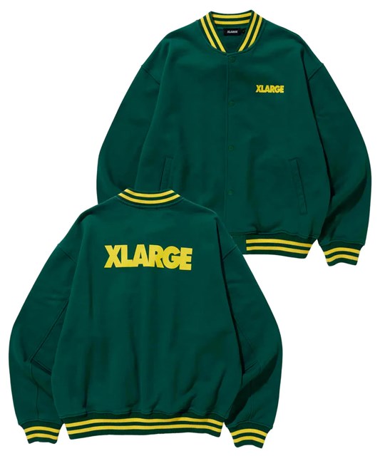 XLARGE ( エクストララージ ) - SWEAT VARSITY JACKET - FAITHWEB