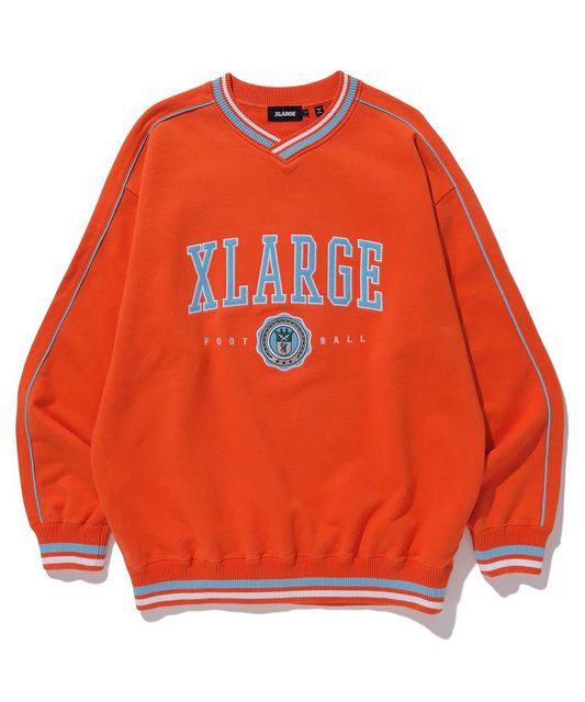 XLARGE ( エクストララージ ) - PIPING V NECK SWEAT - FAITHWEB