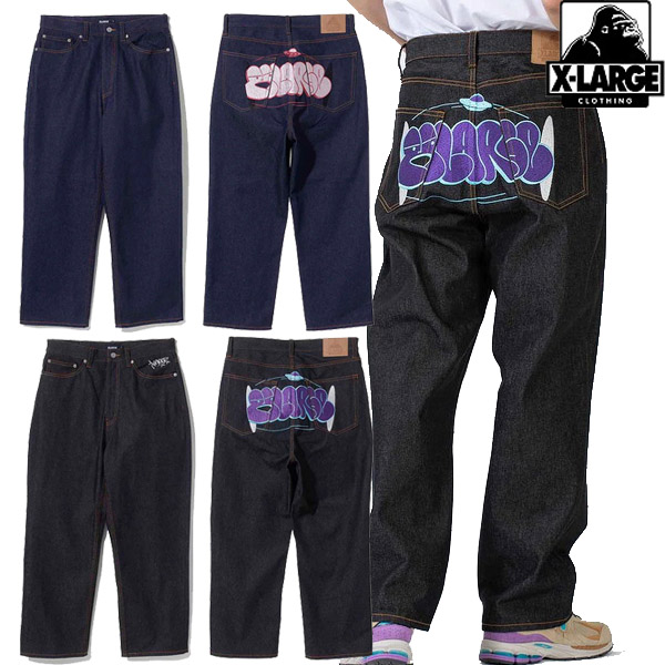 XLARGE ( エクストララージ ) - GRAFFITI DENIM PANTS - FAITHWEB