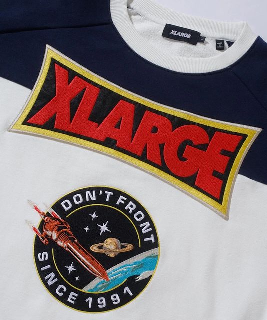 XLARGE ( エクストララージ ) - SPACE CREWNECK SWEAT - FAITHWEB