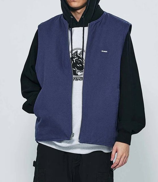 XLARGE ( エクストララージ ) - OMBRE PLAID REVERSIBLE VEST - FAITHWEB