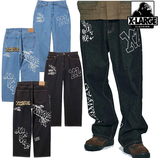 XLARGE ( エクストララージ ) - GRAFFITI DENIM PANTS - FAITHWEB