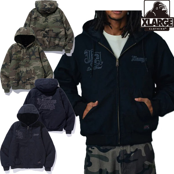 ☆予約☆ XLARGE ( エクストララージ ) - PATCHED OLD ENGLISH HOODED WORK JACKET