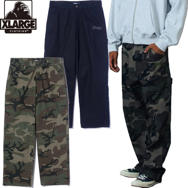☆予約☆ XLARGE ( エクストララージ ) - PATCHED OLD ENGLISH PAINTER PANTS
