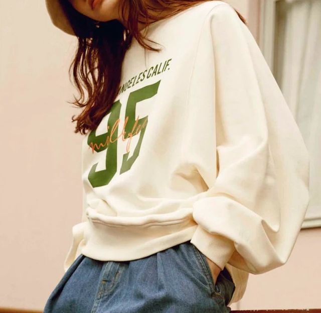 MILKFED ( ミルクフェド ) - COLLEGE LOGO BIG SWEAT TOP - FAITHWEB