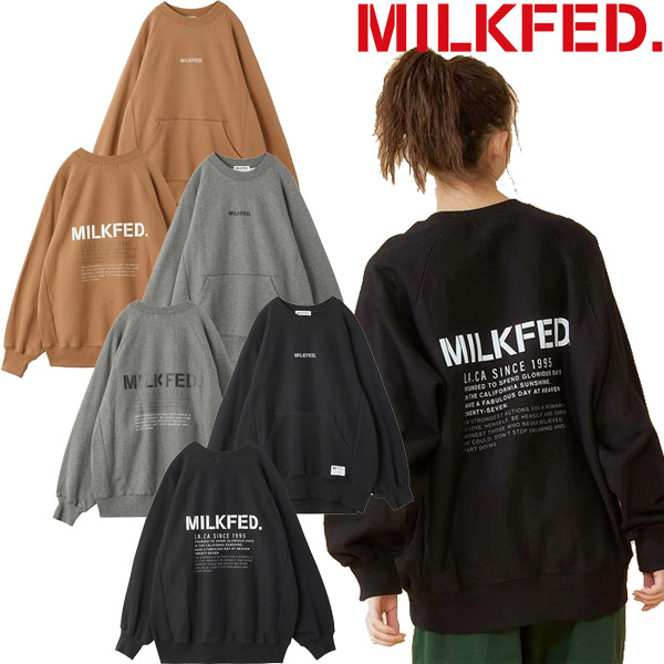 MILKFED ( ミルクフェド ) - RAGLAN SWEAT TOP - FAITHWEB