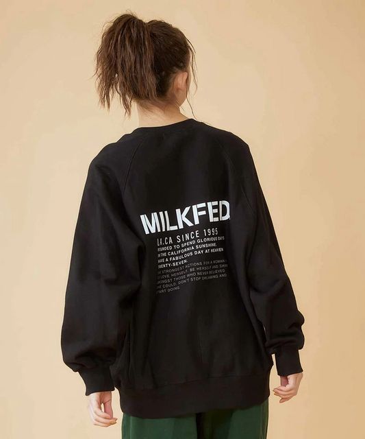 MILKFED ( ミルクフェド ) - RAGLAN SWEAT TOP - FAITHWEB