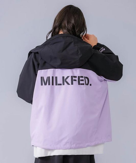 MILKFED ( ミルクフェド ) - BACK LOGO BICOLOR MOUNTAIN PARKA - FAITHWEB