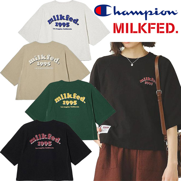 MILKFED ( ミルクフェド ) - MILKFED.×CHAMPION ARCH COOPER LOGO S/S 