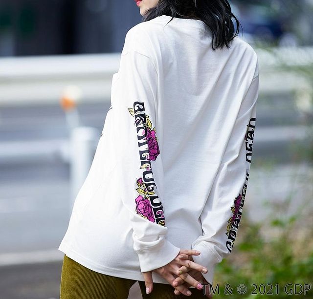 X-girl ( エックスガール ) - X-girl × GRATEFUL DEAD BUTTERFLY L/S 