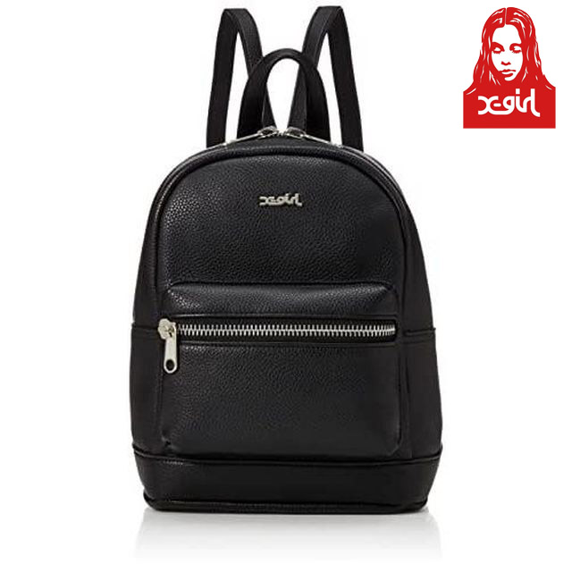 X-girl ( エックスガール ) - FAUX LEATHER MINI DAY PACK - FAITHWEB