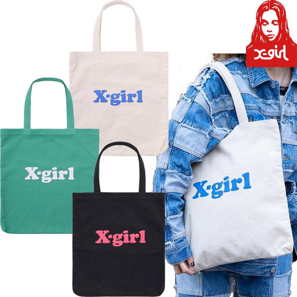 X Girl エックスガール Canvas Tote Bag Faithweb