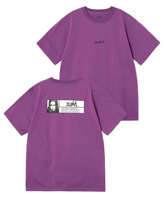 X-girl ( エックスガール ) - FACE BOX LOGO S/S TEE - FAITHWEB