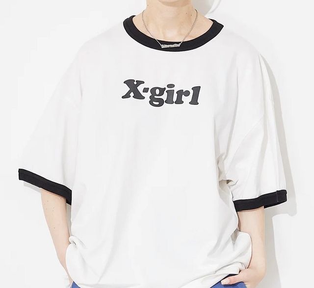 X-girl エックスガール LOGO RINGER S/S TEE FAITHWEB