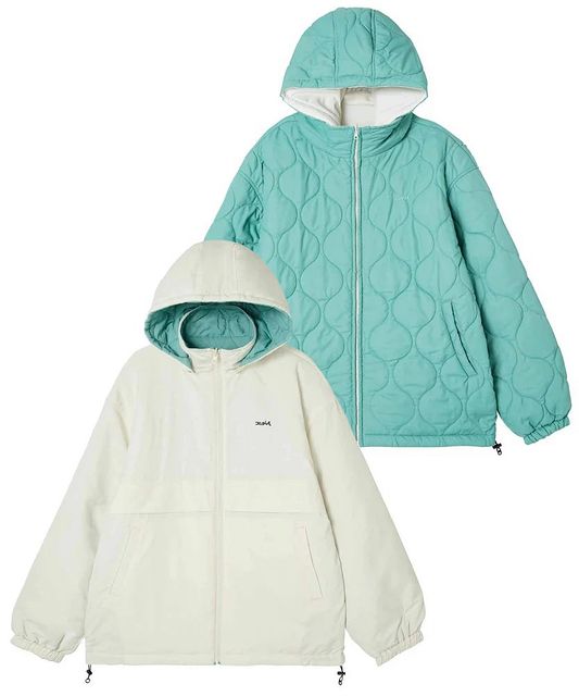 X-girl ( エックスガール ) - REVERSIBLE QUILTED JACKET - FAITHWEB