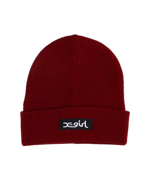 X-girl ( エックスガール ) - BOX LOGO KNIT CAP - FAITHWEB