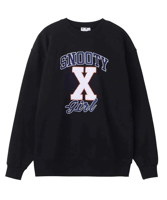 X-girl ( エックスガール ) - SNOOTY CREW SWEAT TOP - FAITHWEB