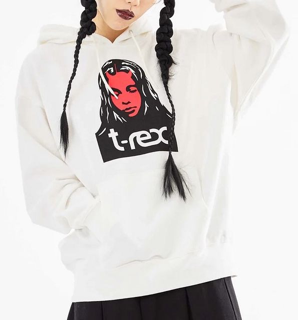 X-girl × T-REX SWEAT HOODIE