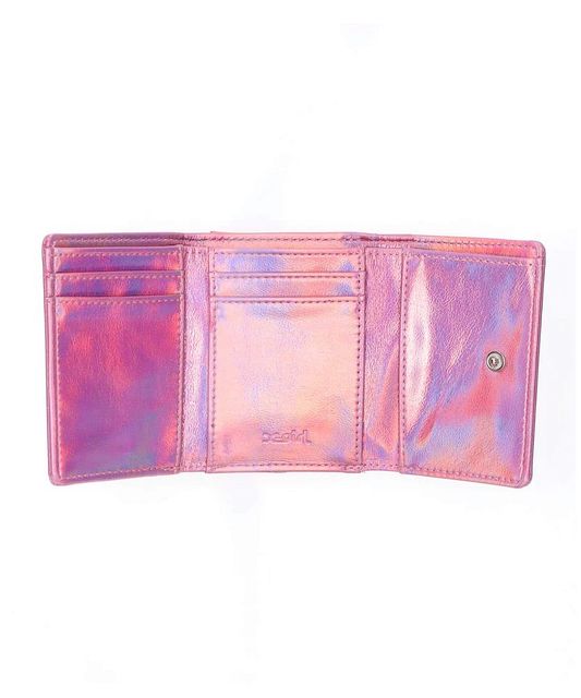 X-girl ( エックスガール ) - METALLIC FAUX LEATHER MINI WALLET