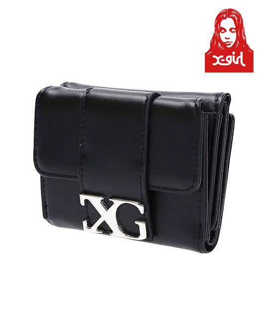 X-girl ( エックスガール ) - LOGO BUCKLE MINI WALLET - FAITHWEB