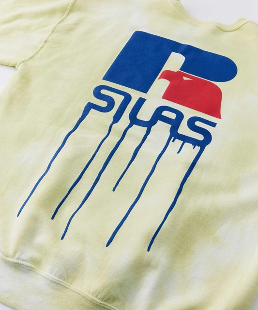 今季ブランド SWEAT サイラス エンブロイダリー スウェット CREW EMBROIDERY クルー SILAS トップス