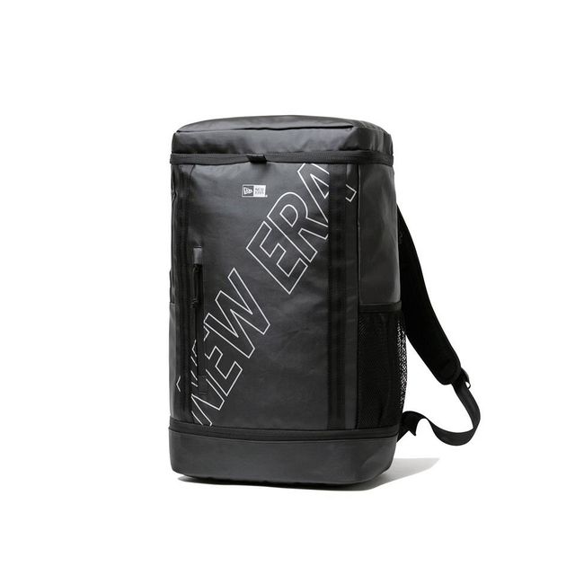 NEW ERA ( ニューエラ ) - ボックスパック 32L プリントロゴ ブラック×リフレクトシルバー - FAITHWEB