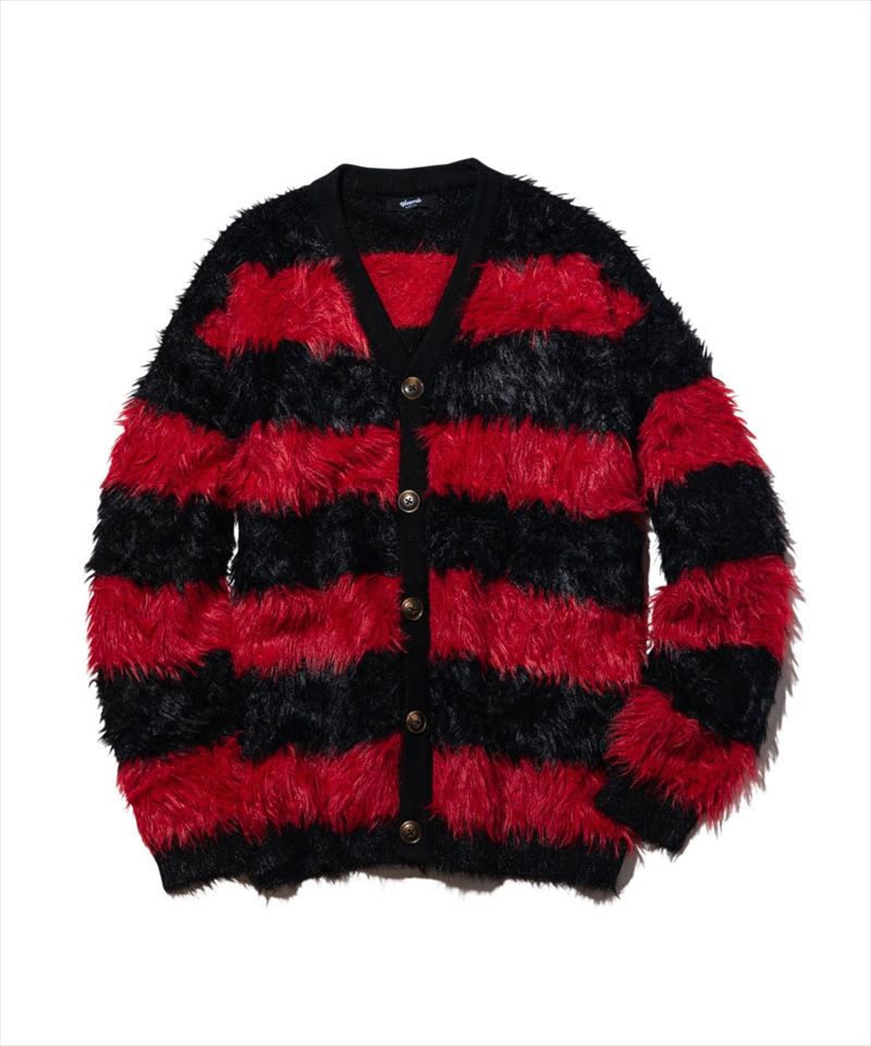 glamb ( グラム ) - GB0422/KNT09 : Fuzzy Border Cardigan